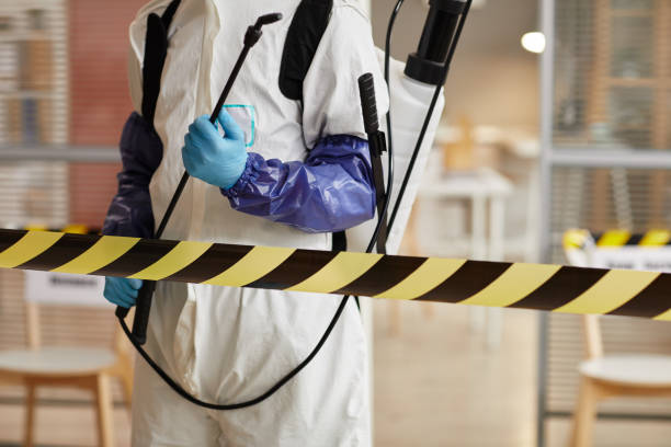Professional Unattended Death Cleanup technician working in Hubbardston, MI